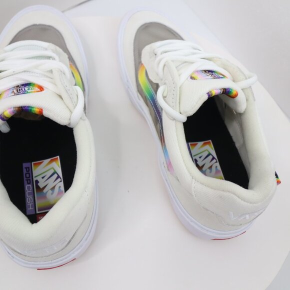 Vans Men's Wayvee 2Gether As Ourselves White Suede Skate Shoes Size 8.5 - Picture 4 of 8